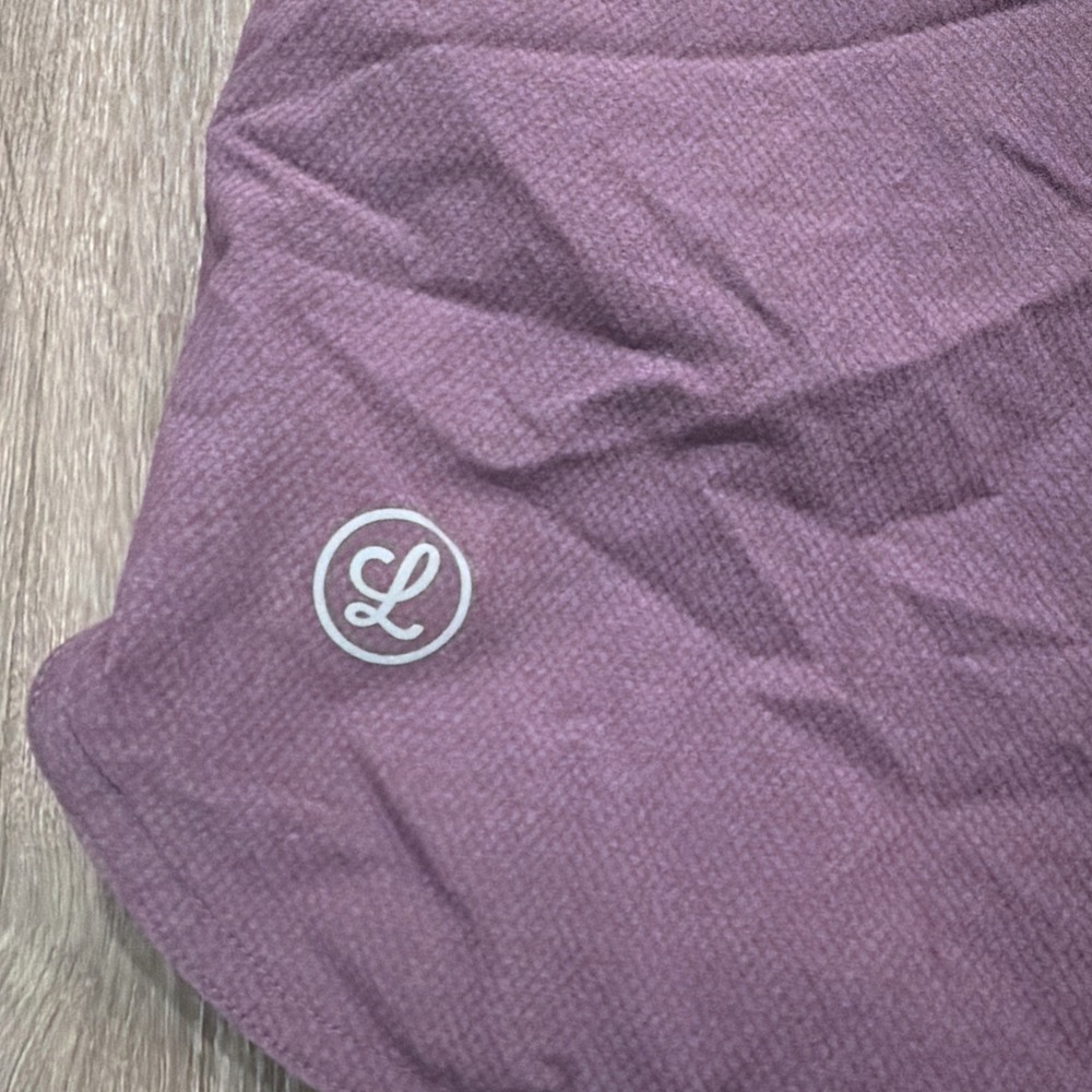 Legends Luka Shorts Mens Medium Purple 8" Gym Workout Stretch - Picture 2 of 8